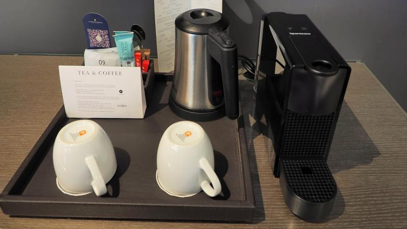 エスプレッソマシーンなどのアメニティーも充実