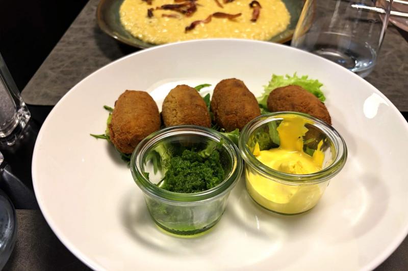 ミラノで食べたモンデギーリ（ミラノ風ミートボール）