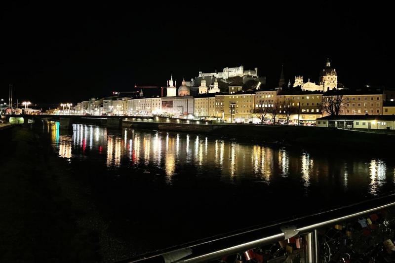 ザルツブルクの夜景