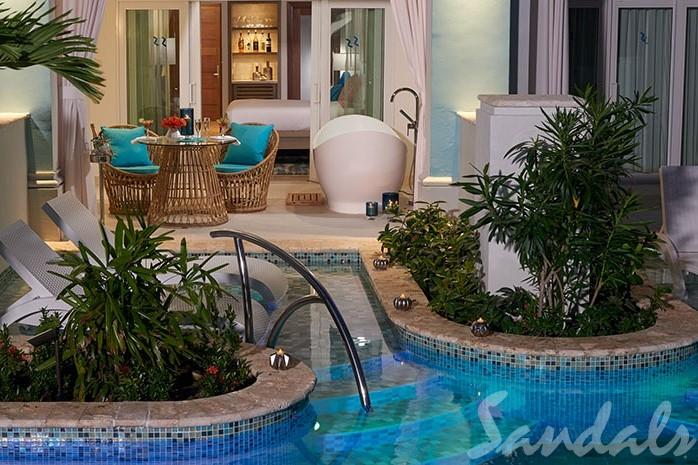 Crystal Lagoon Swim-up Club Elite Luxury Room