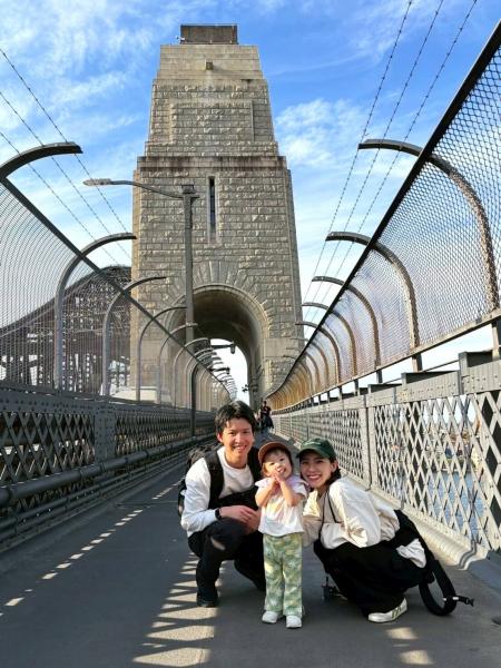 ハーバーブリッジにて