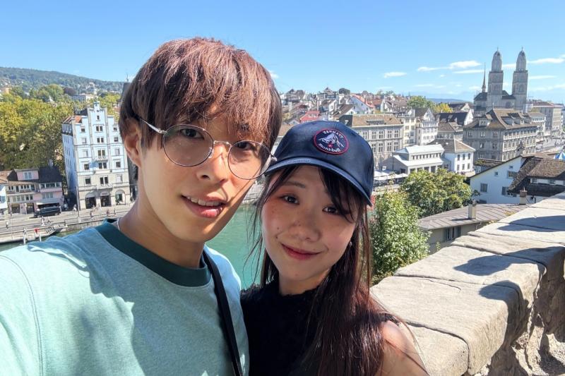 チューリッヒのリンデンホフの丘から。歩いて行ける範囲に名所があって短い時間でしたが、満喫できました！