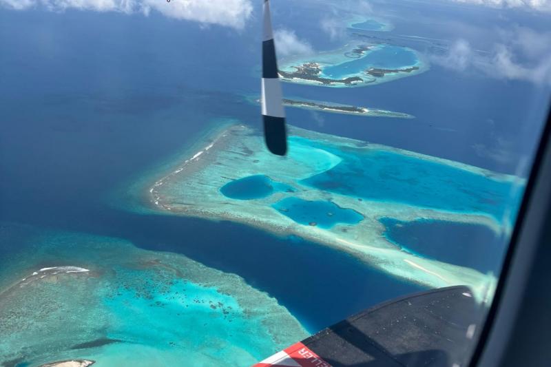 水上飛行機からの眺め