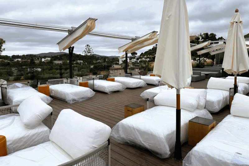 ゆったりとしたスペース