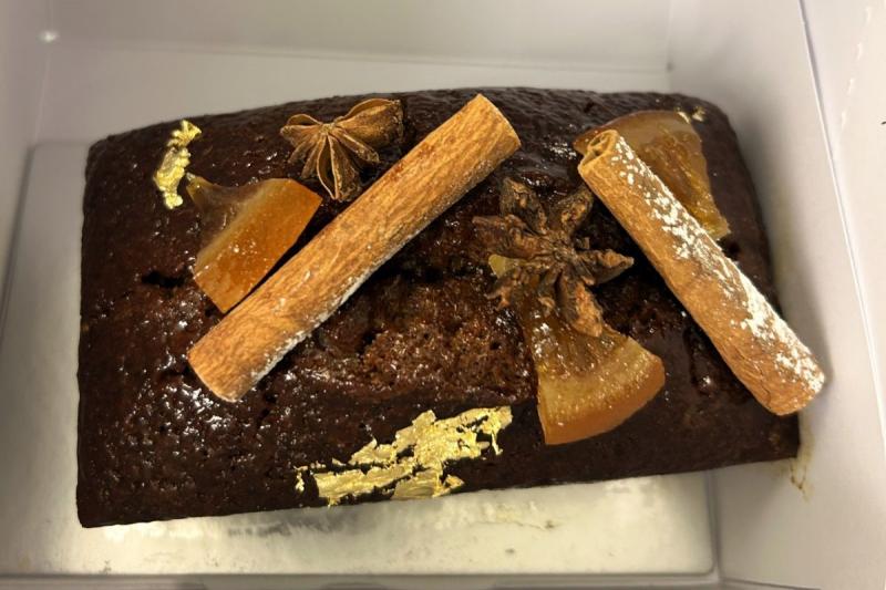 パウンドケーキのお土産付き
