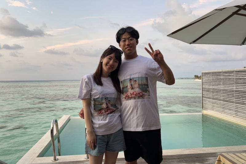おそろいのTシャツで♪