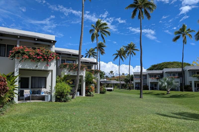 南国リゾート感たっぷりのガーデン