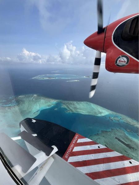 水上飛行機からの景色