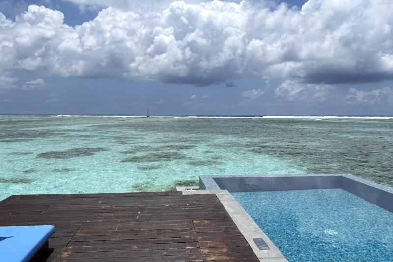 オーシャンプールヴィラからの眺め