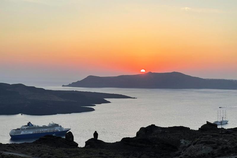 フィラの夕日