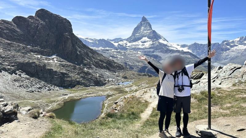 名峰マッターホルンの絶景に感動！