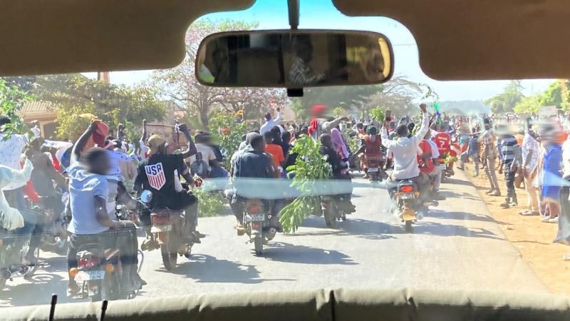 大統領選の熱狂を目の当たりにしました