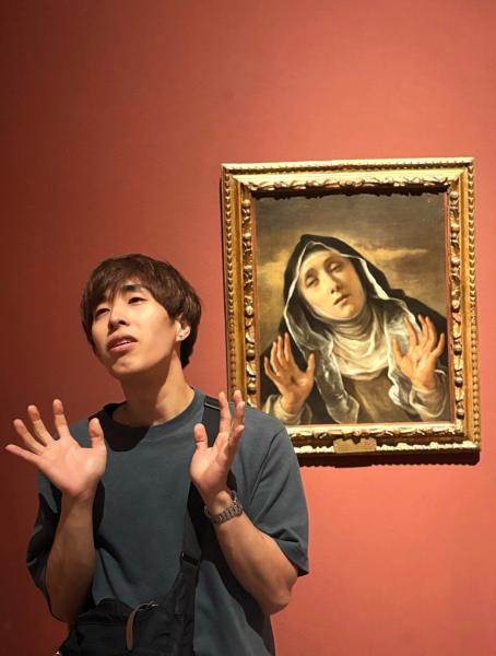 ミラノのブレラ美術館（絵画館）で突然憑依。有名な作品がたくさんで時間が足りなかったです