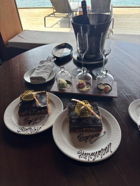 2つ用意してくれたケーキはふたりで完食！