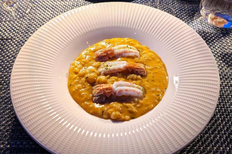 手長海老のリゾット