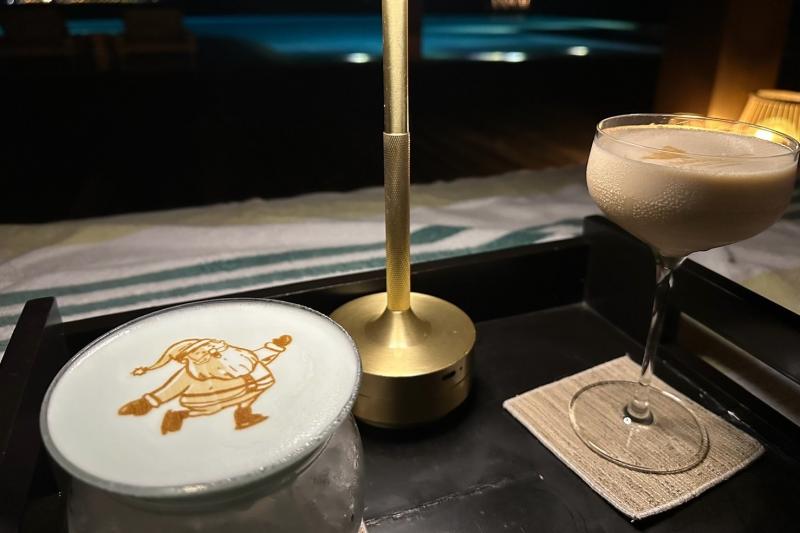 バーで作ってもらったカクテル。これもまた美味しい