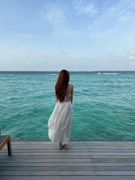 部屋のデッキからの景色。毎日この景色が見られたのは幸せでした！