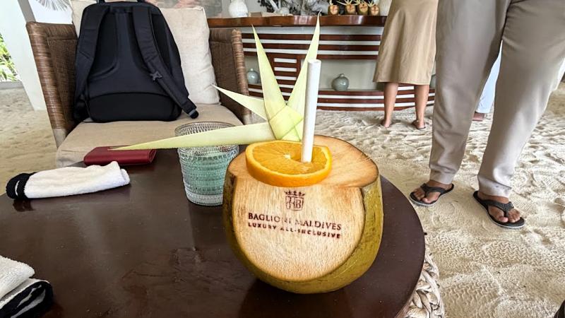 おしゃれなウエルカムドリンクをいただけます
