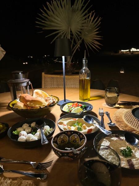 ディナーの料理
