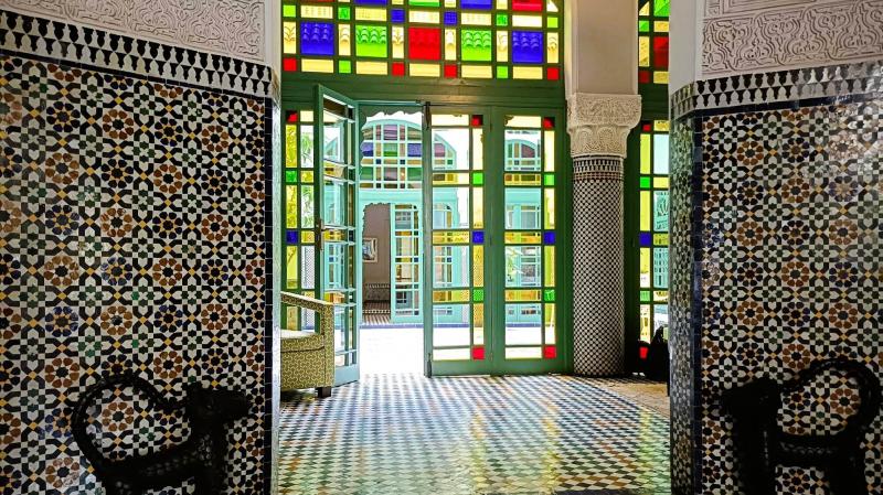 ここからお部屋やスパの視察の始まり！ 圧倒的な工芸技術のオンパレードに感動！