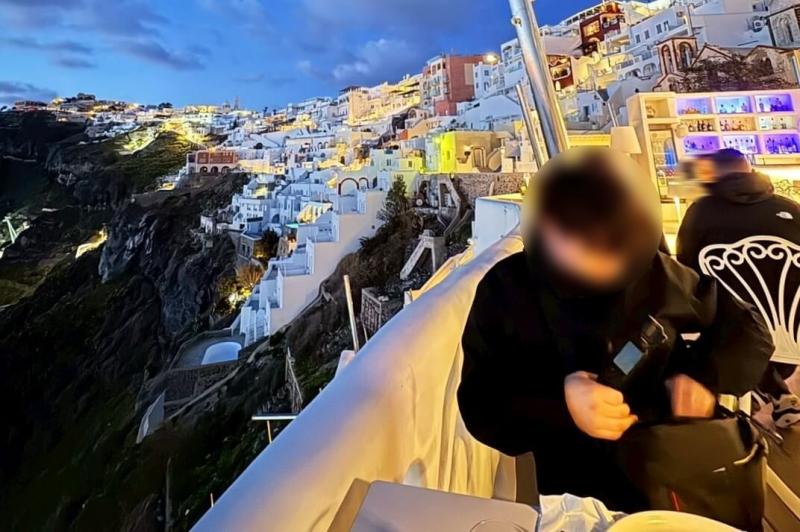 ポート フィラ スイーツのすぐ横のレストランからの景色。夜景もとっても綺麗！