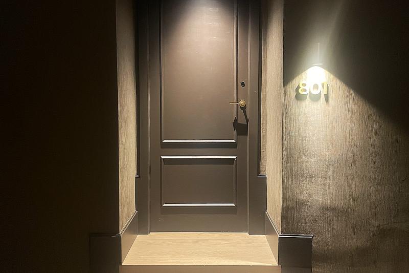 宿泊させていただいたお部屋は801です
