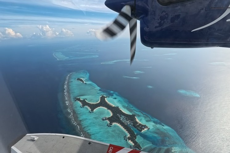 水上飛行機からの眺め