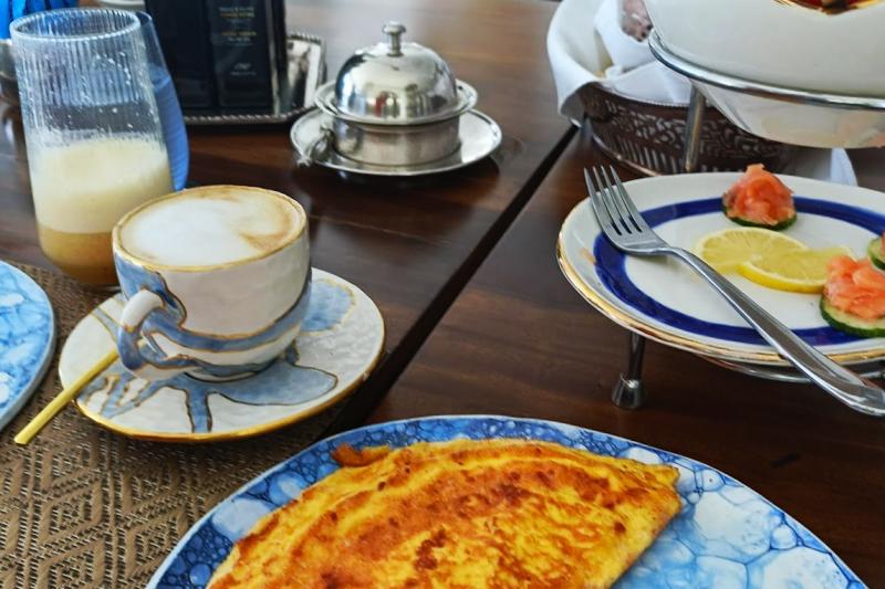 手作りのフレッシュフルーツジュースがおいしくて何杯も飲んでしまいました