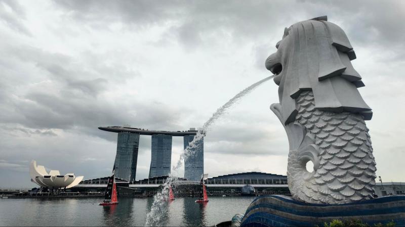 マーライオン、本当にあったんだ〜