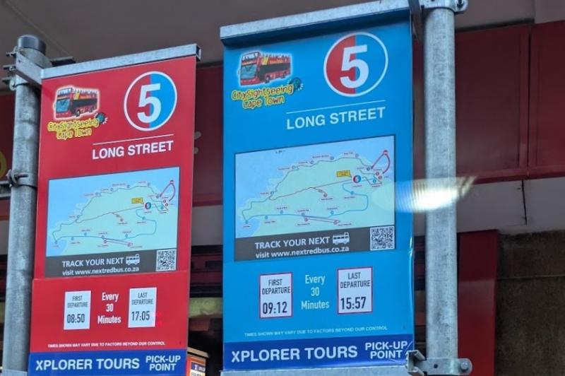 バス乗り場のサイン