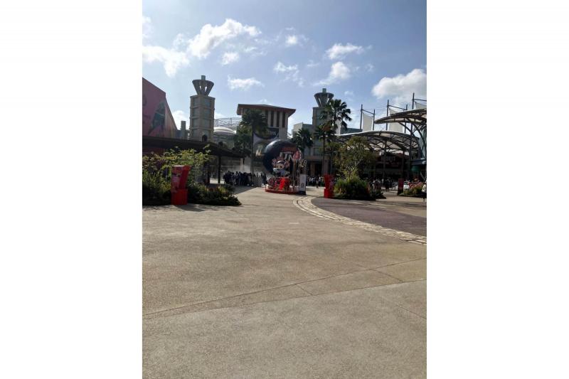 ユニバーサル・スタジオ・シンガポールにも、歩いてすぐでした