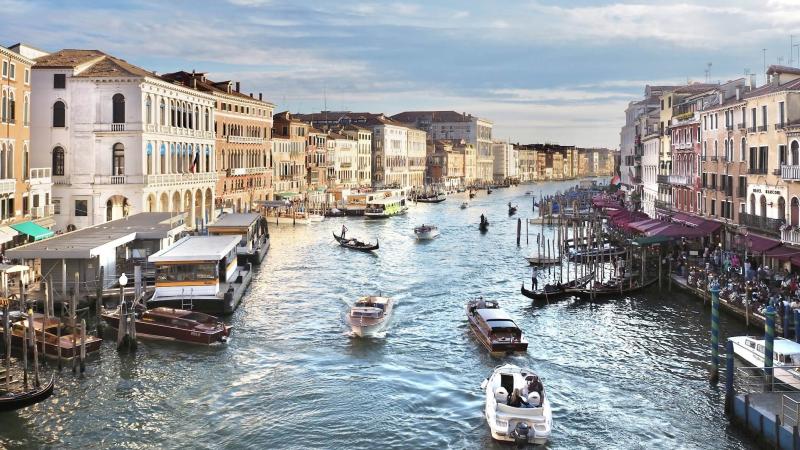 リアルト橋からの景色（ベネチア）