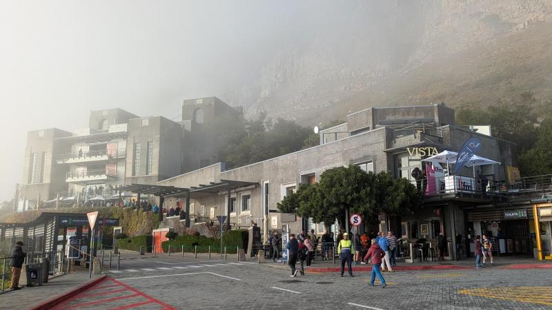 テーブルマウンテン入口のチケット売り場