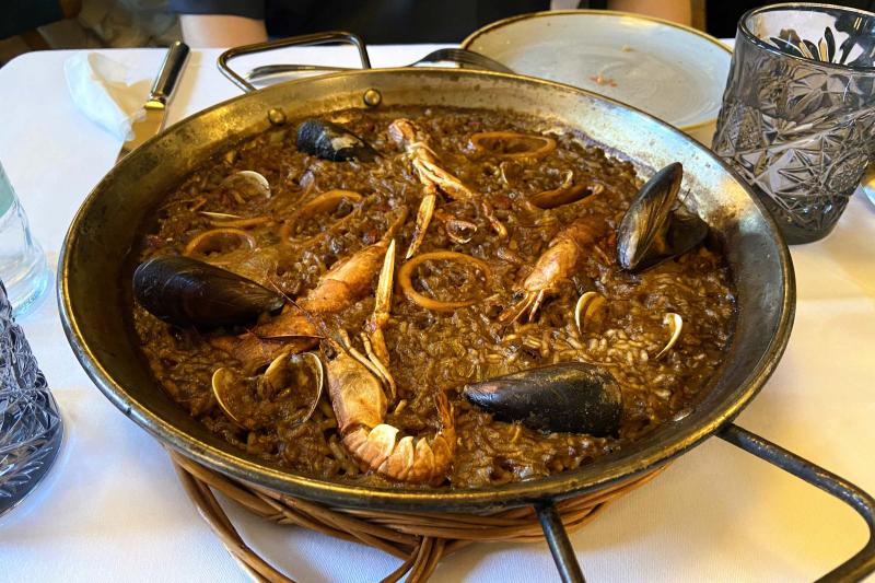 バルセロナで食べたパエリア