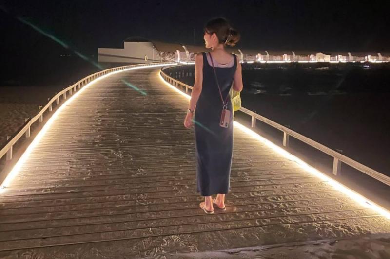 夜のリゾートも雰囲気がありました