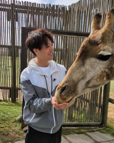 こんなに近くでふれあえます