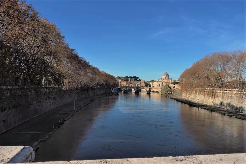 イタリアで3番目に長い河川のテヴェレ川