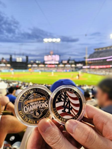 ドジャースタジアムでMLB観戦!!