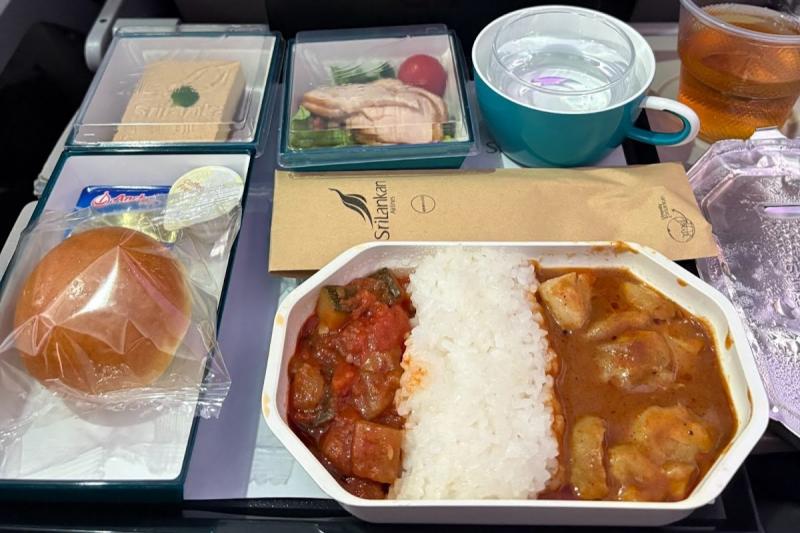 スリランカ航空の機内食