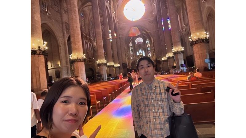 サグラダ ファミリアにて（バルセロナ）