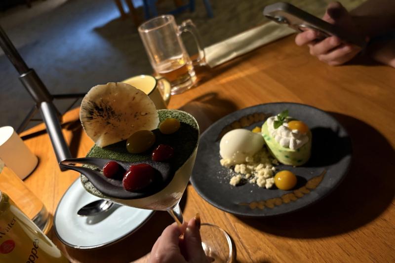 ごはんもデザートも全部美味しかったです