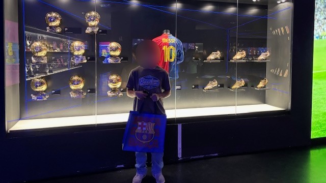 カンプ ノウ スタジアム内にあるミュージアム