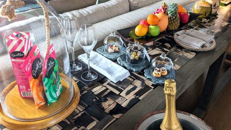 ウェルカムフルーツなど