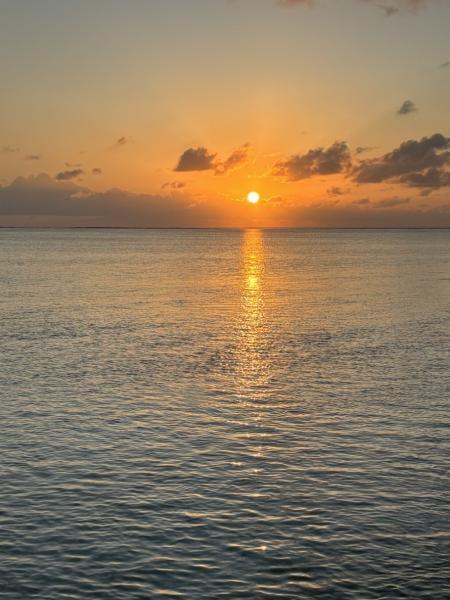 見渡す限りのサンセット。贅沢なひとときです！