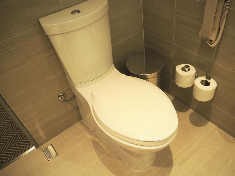 シンプルな造りのトイレ
