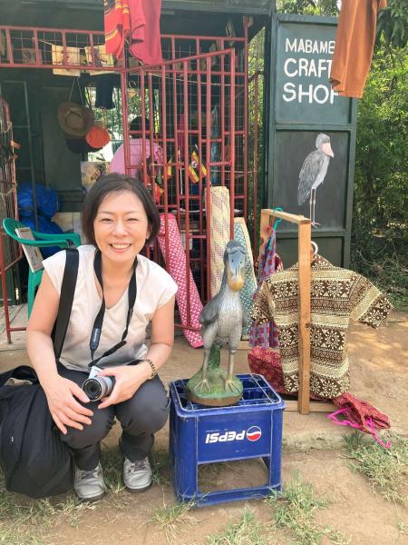 マバンバ湿地のお土産屋さん