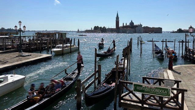 サンマルコ広場から見た景色。どこを切り取っても素敵！