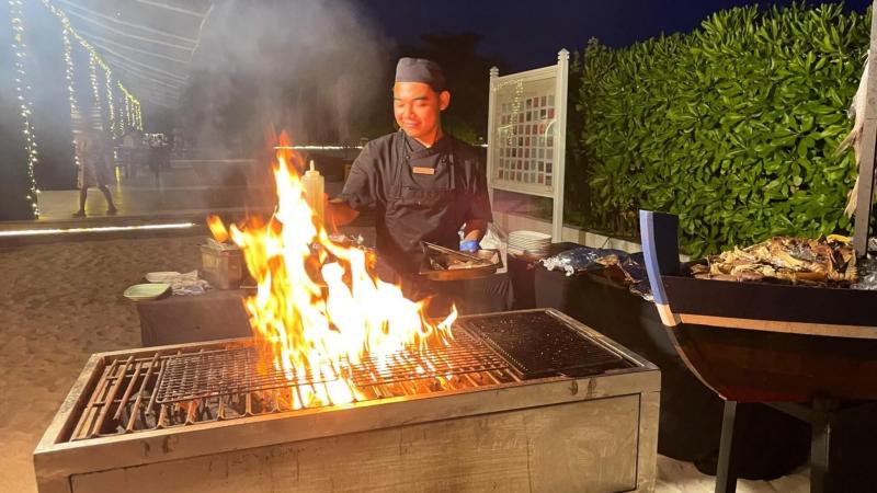 BBQナイトの様子