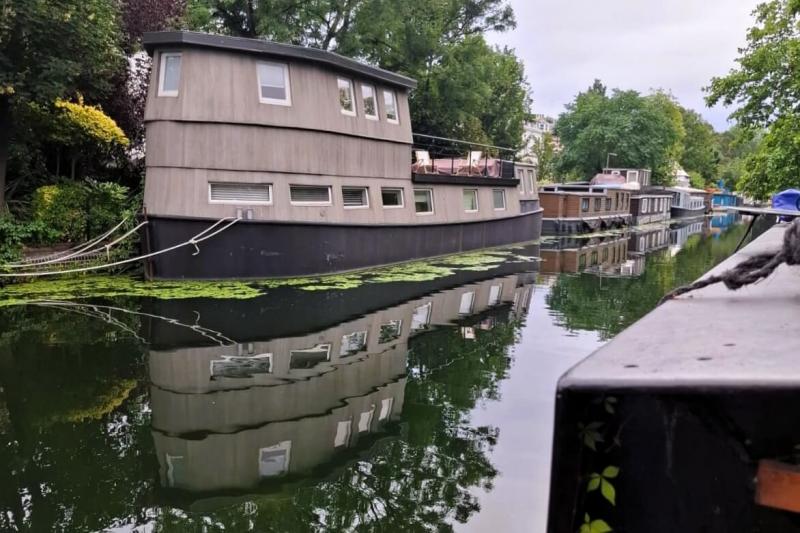 ハウスボートからの眺め