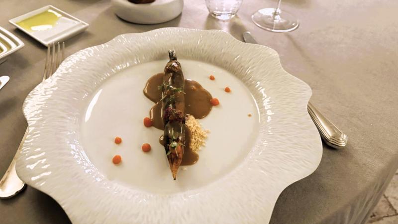 こちらはなんと味噌ベースのソースのにんじん！ とってもおいしく好みでした